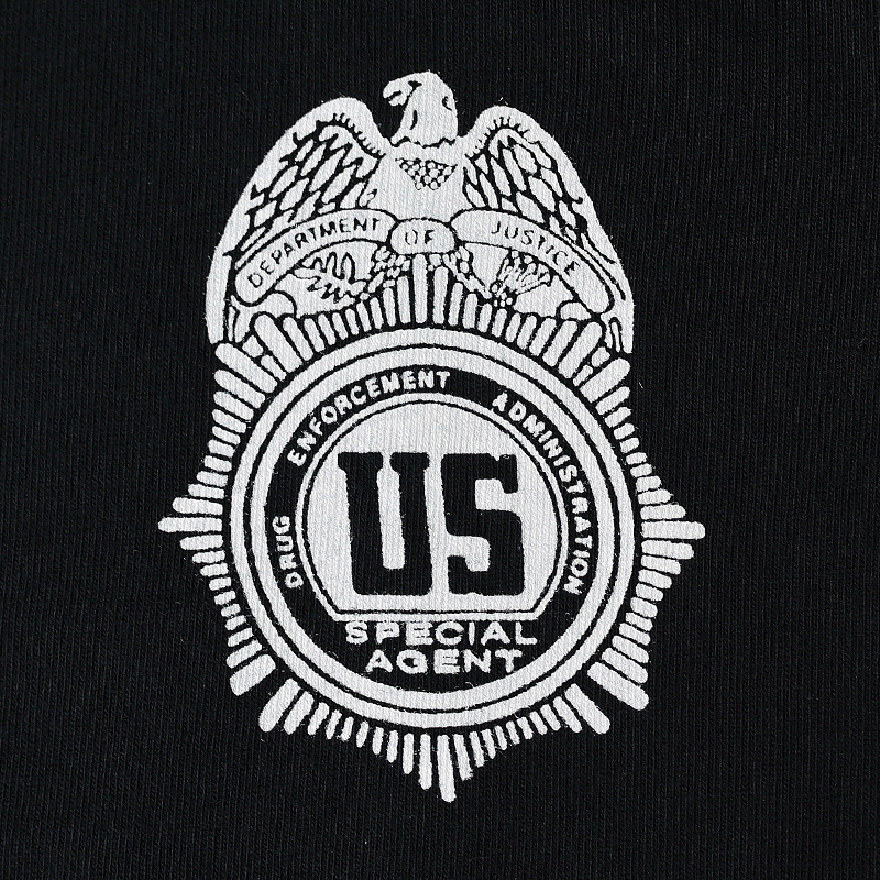 S＆Graf / 【1807】US. ポリス系Tシャツ[DEA・ブラック](SALE)